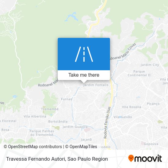Travessa Fernando Autori map