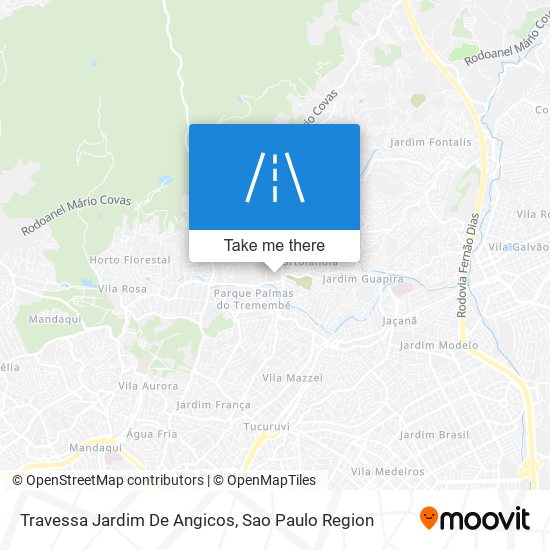 Mapa Travessa Jardim De Angicos