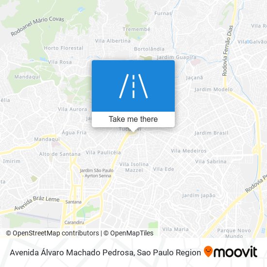 Mapa Avenida Álvaro Machado Pedrosa