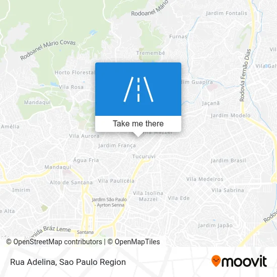 Rua Adelina map