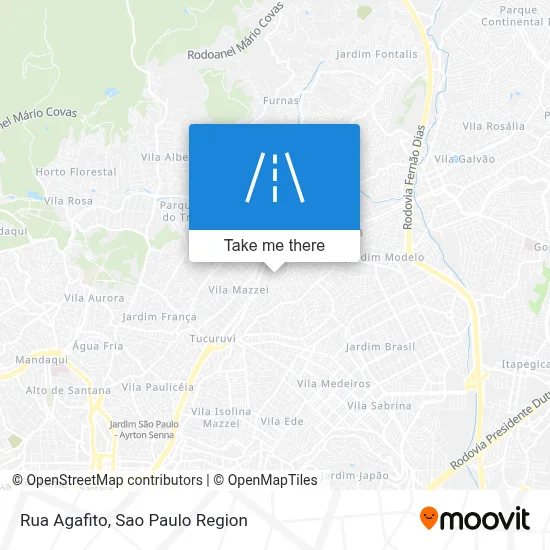 Rua Agafito map