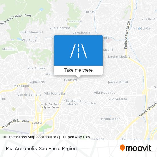 Mapa Rua Areiópolis