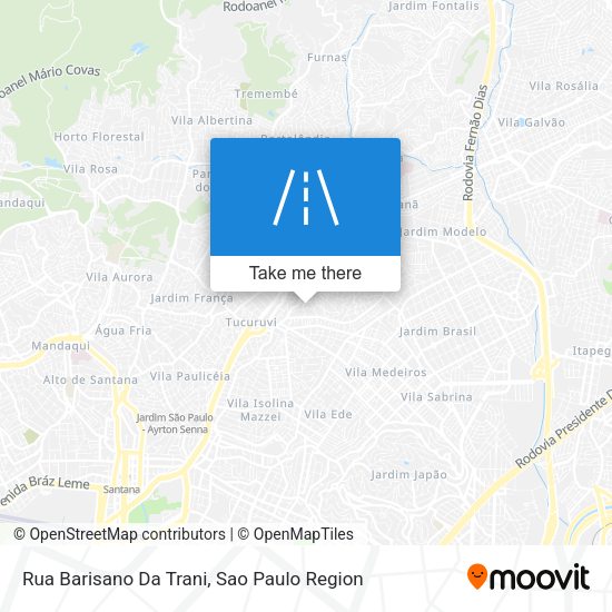 Rua Barisano Da Trani map