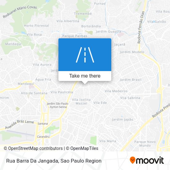 Rua Barra Da Jangada map