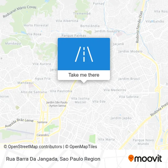 Rua Barra Da Jangada map