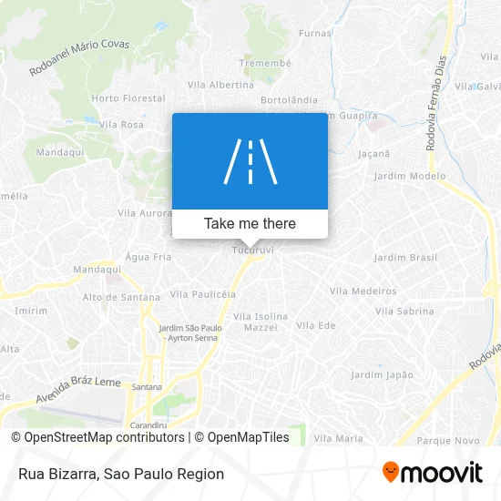 Rua Bizarra map