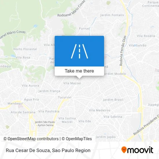 Rua Cesar De Souza map