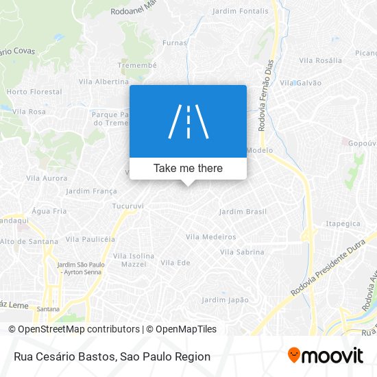 Rua Cesário Bastos map