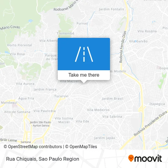 Rua Chiquais map