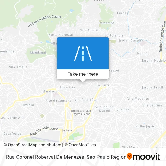 Rua Coronel Roberval De Menezes map
