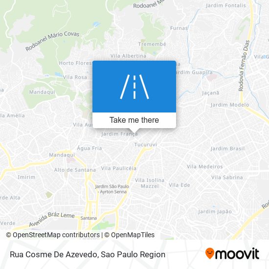 Rua Cosme De Azevedo map