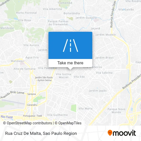 Rua Cruz De Malta map
