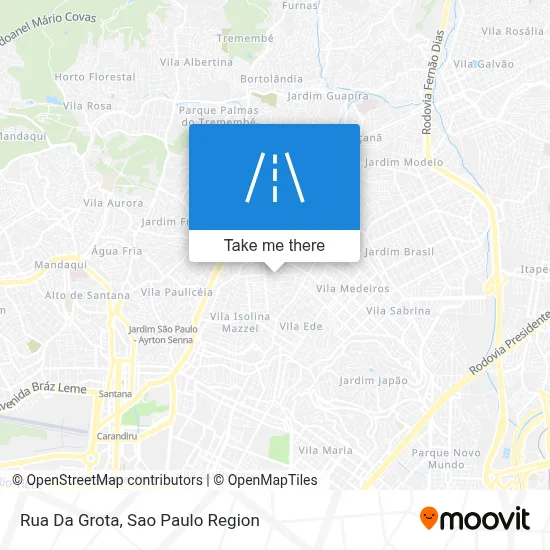 Rua Da Grota map
