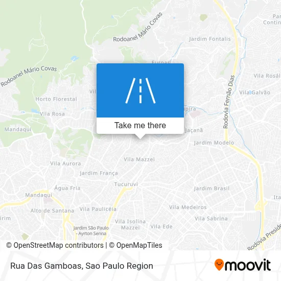 Rua Das Gamboas map