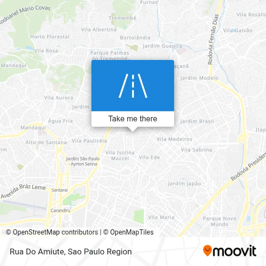 Rua Do Amiute map