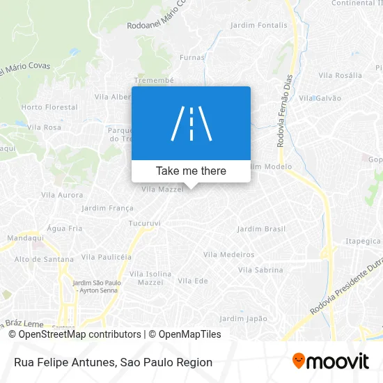Rua Felipe Antunes map