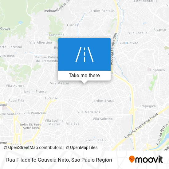 Rua Filadelfo Gouveia Neto map