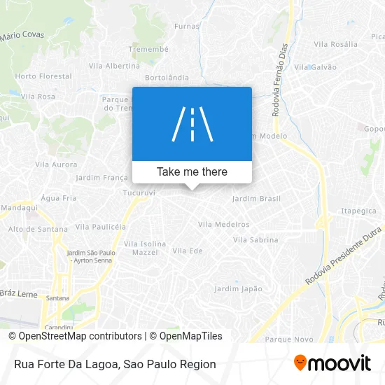Rua Forte Da Lagoa map