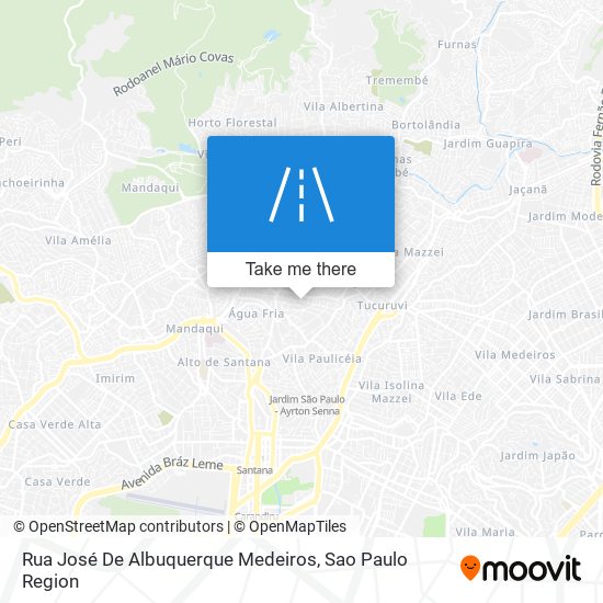 Rua José De Albuquerque Medeiros map