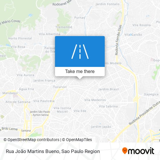 Rua João Martins Bueno map