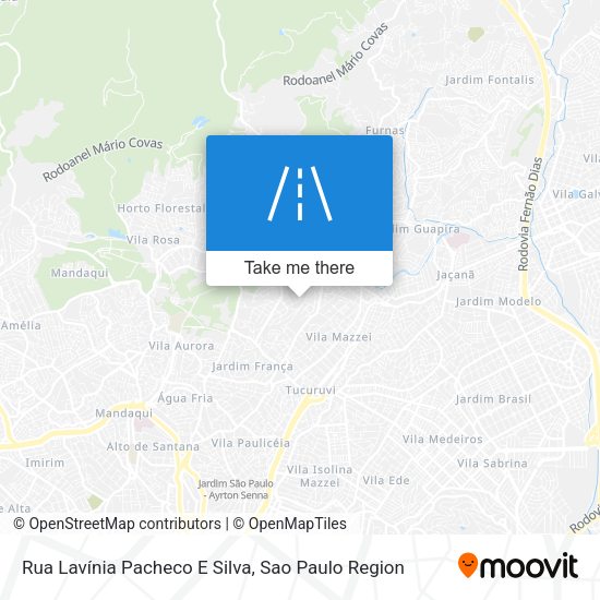 Rua Lavínia Pacheco E Silva map