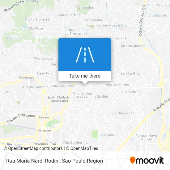 Rua Maria Nardi Rodini map