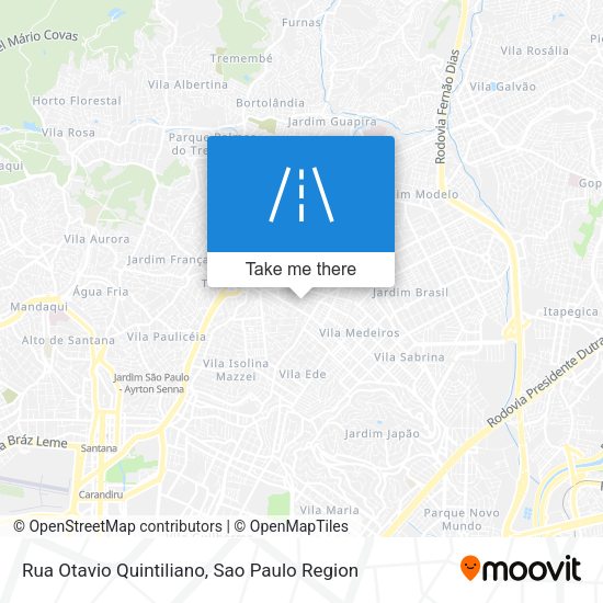 Rua Otavio Quintiliano map