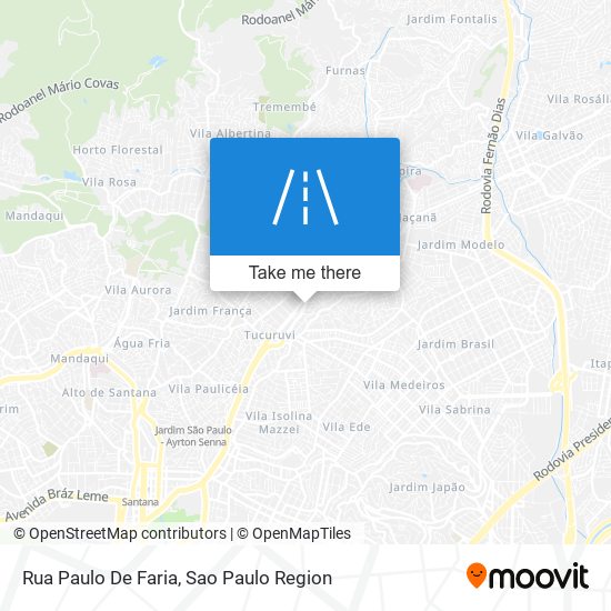 Rua Paulo De Faria map