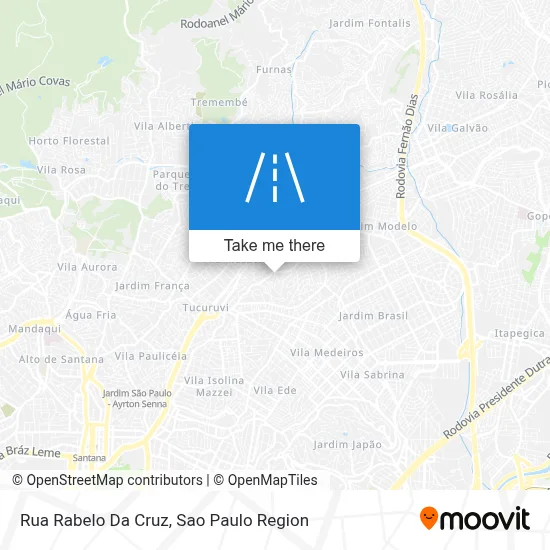 Rua Rabelo Da Cruz map