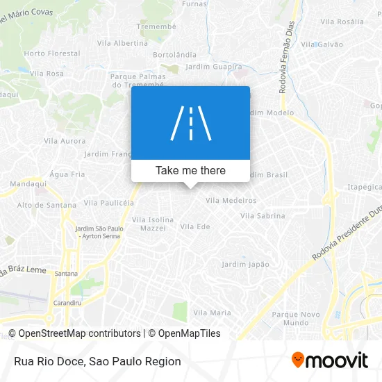 Rua Rio Doce map