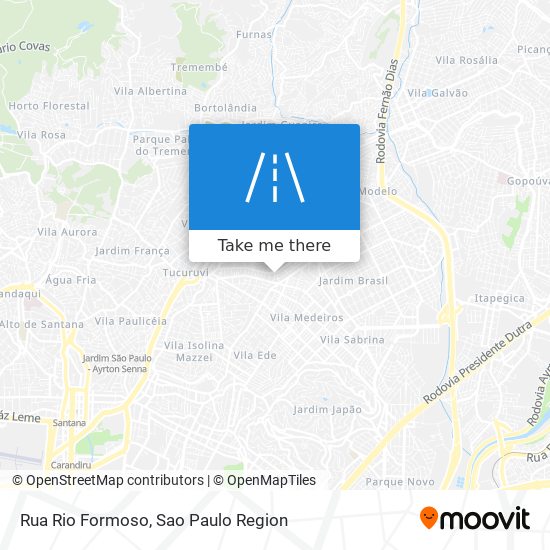 Rua Rio Formoso map