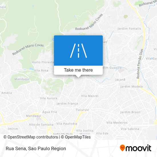 Rua Sena map