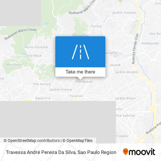 Mapa Travessa André Pereira Da Silva