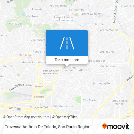 Travessa Antônio De Toledo map