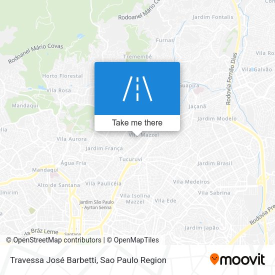 Travessa José Barbetti map