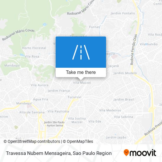 Travessa Nubem Mensageira map