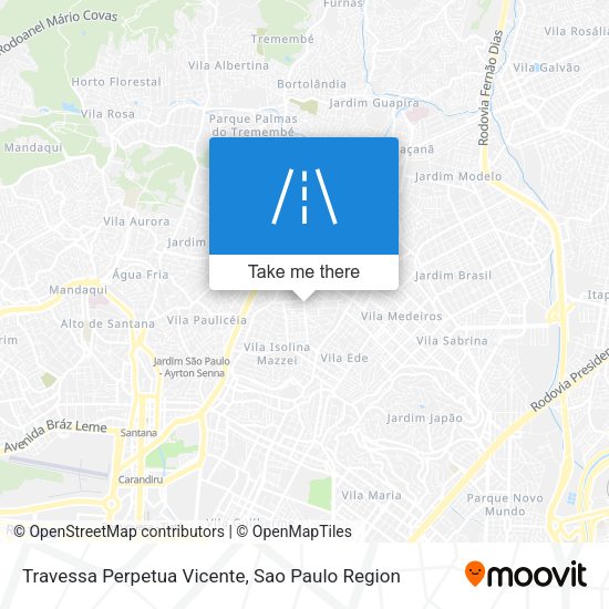 Travessa Perpetua Vicente map