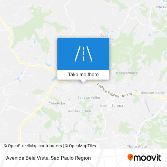 Avenida Bela Vista map