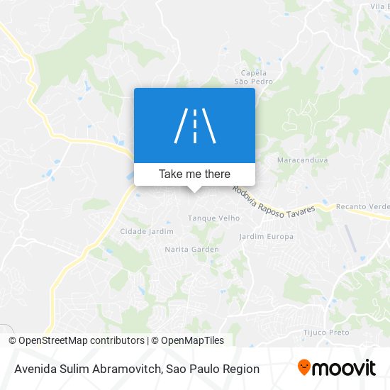 Mapa Avenida Sulim Abramovitch