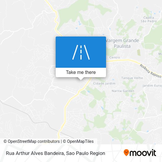 Rua Arthur Alves Bandeira map