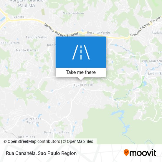 Rua Cananéia map