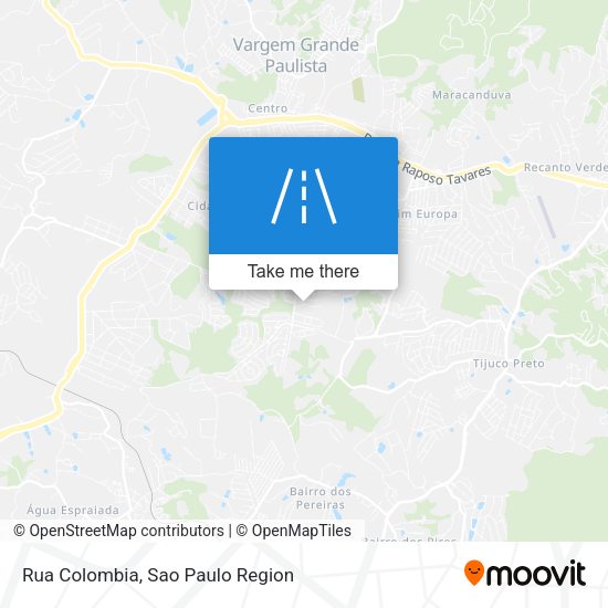 Rua Colombia map