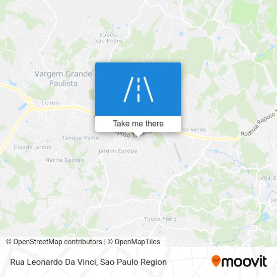 Rua Leonardo Da Vinci map