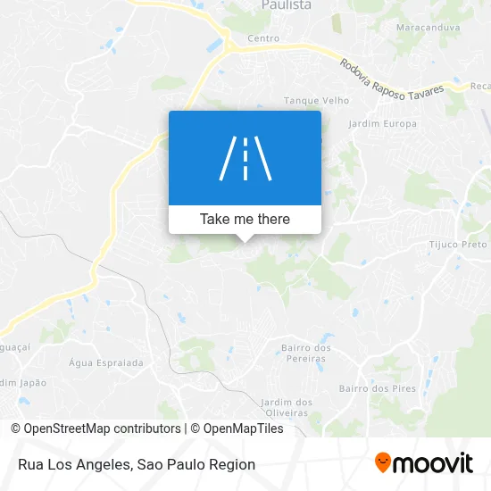 Rua Los Angeles map