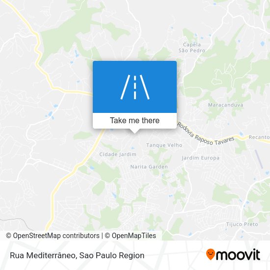 Rua Mediterrâneo map