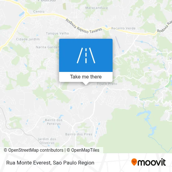 Rua Monte Everest map