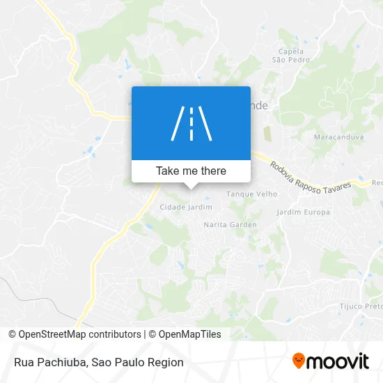 Rua Pachiuba map