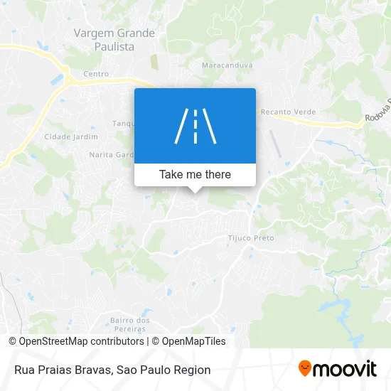 Rua Praias Bravas map