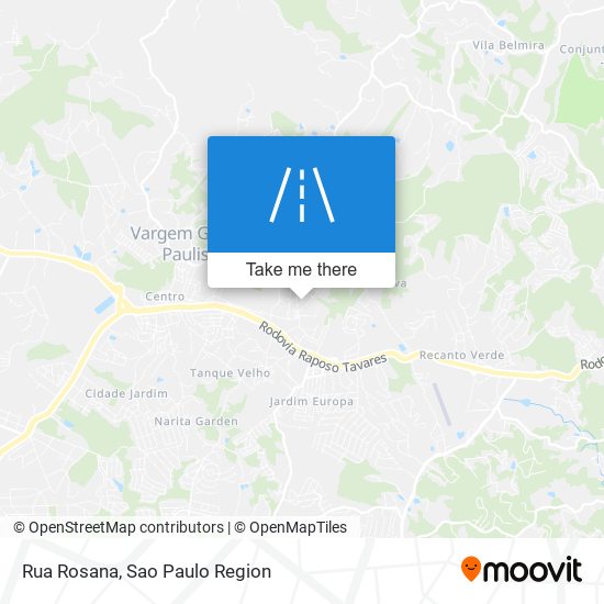 Rua Rosana map