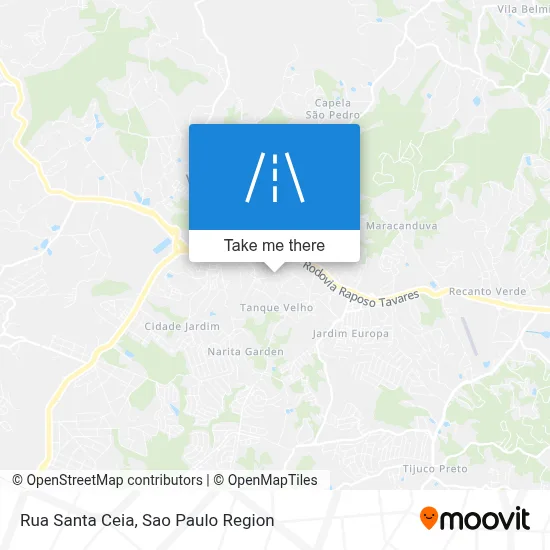 Rua Santa Ceia map